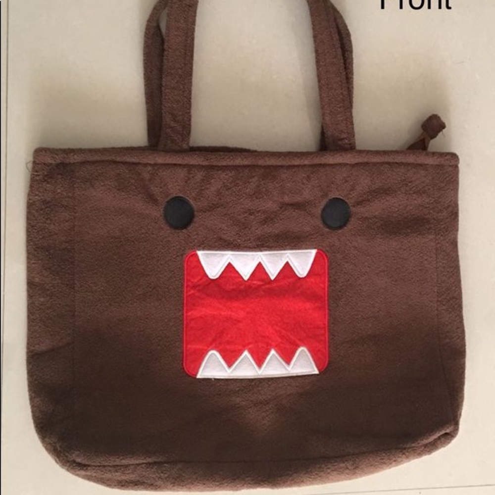 Kawaii Domo Kun Plush Shoulder Bag